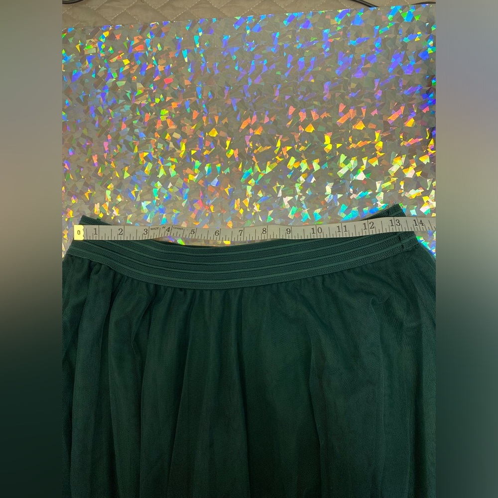 Fairycore Whimsigoth Ren Faire Bubble Sleeve Ruched Crop Top & Tulle Skirt M/L - Picture 13 of 16